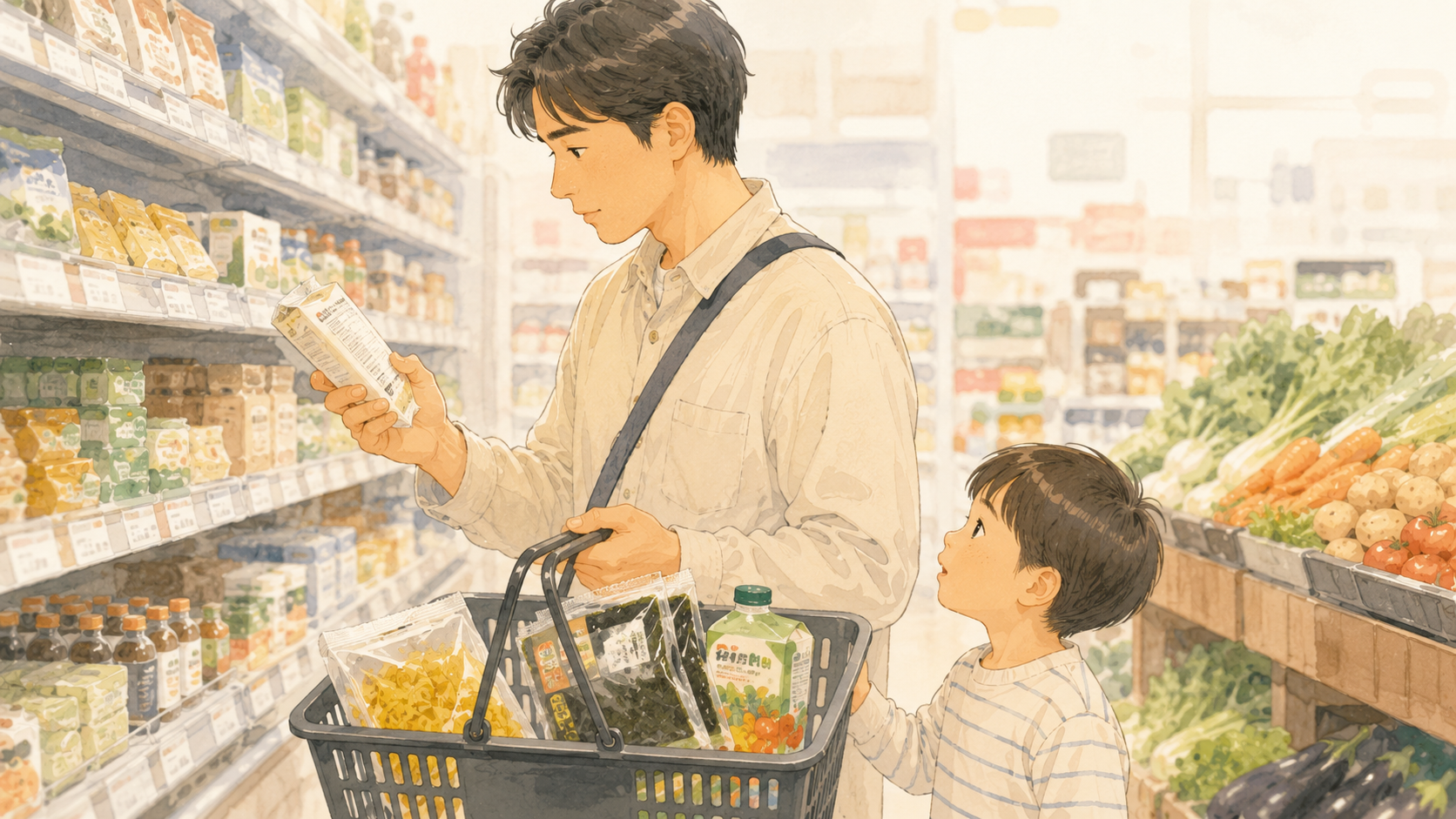 育休パパが無添加食品を3ヶ月続けた結果|家計・味・子供の反応をリアル報告